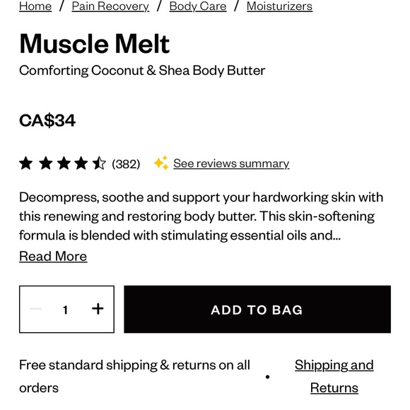 Saje Muscle Melt body butter - Picture 7 of 7